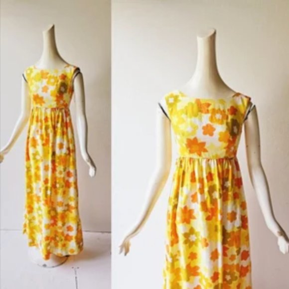 Nalii Hawiian 60s Vintage Dress - Picture 7 of 8